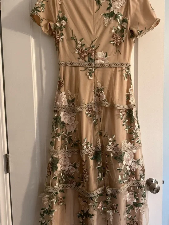 Floral Tulle Dress - Picture 6 of 7